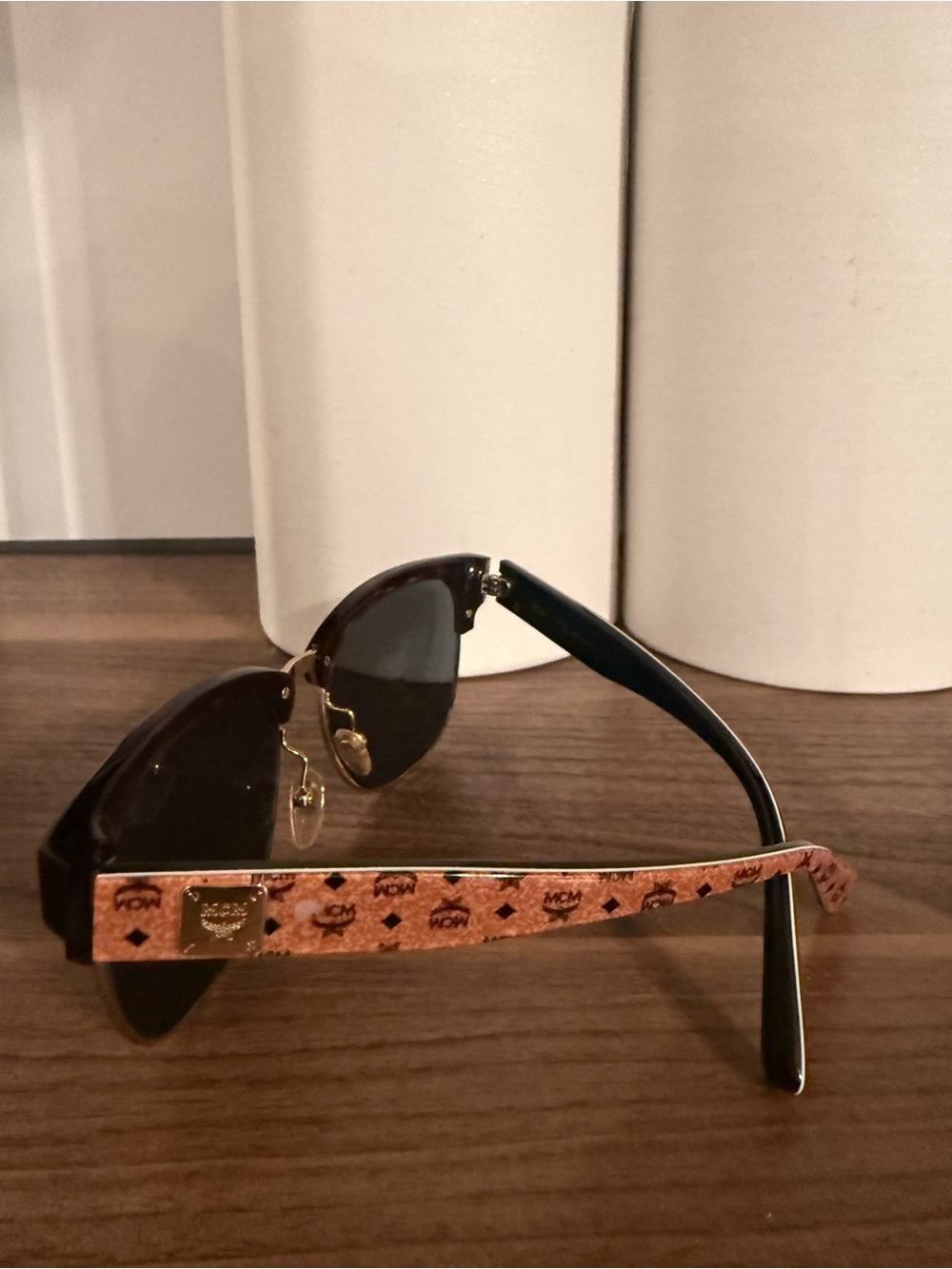MCM Clubmaster bifocal Sunglasses in Black and Tortoise with Gold Accents